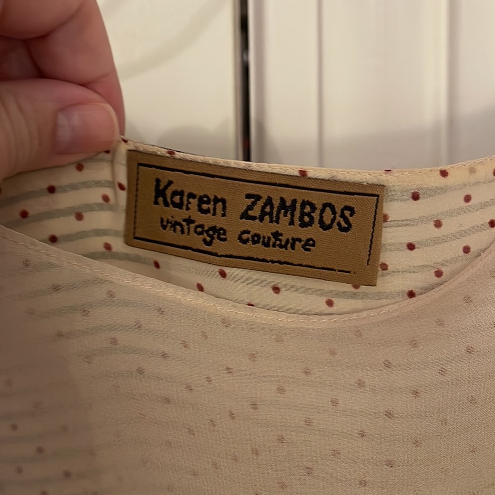 Karen Zambos Tunic, Size Small. - Picture 2 of 2